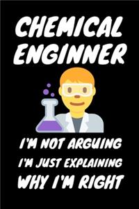Funny Chemical Engineer Notebook & journal Graduation gift