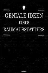 Geniale Ideen eines Raumausstatters Notizbuch