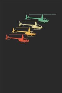 R44 Helicopter Notebook - Heli Pilot Journal Planner