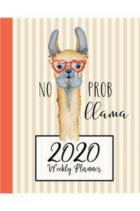 No Prob Llama 2020 Weekly Planner