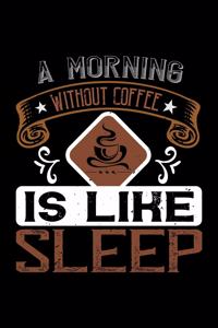A Morning Without Coffee Is Like Sleep