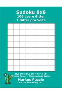 Sudoku 8x8 - 106 leere Gitter