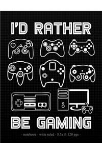 I'd Rather Be Gaming
