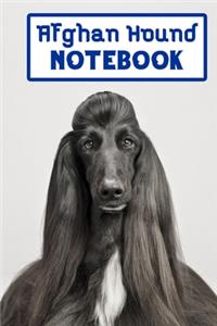 afghan hound notebook