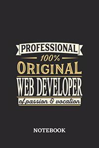 Professional Original Webdeveloper Notebook of Passion and Vocation