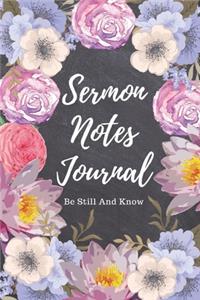 Sermon Notes Journal