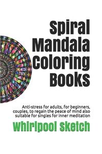 Spiral Mandala Coloring Books