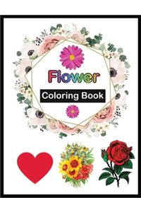 FLOWER coloring book