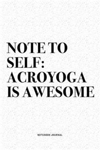 Note To Self