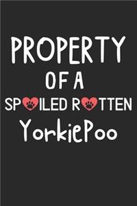 Property Of A Spoiled Rotten YorkiePoo