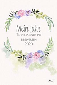 Mein Jahr Terminplaner mit Bibelversen 2020