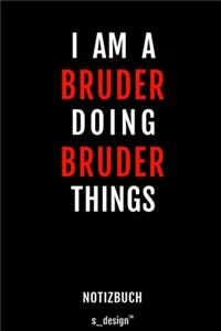 Notizbuch für Brüder / Bruder: Originelle Geschenk-Idee [120 Seiten gepunktet Punkte-Raster blanko Papier]