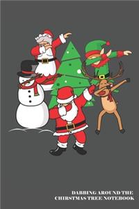 Dabbing Around the Christmas Tree Notebook