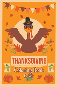 Thanksgiving Coloring Book for Kids
