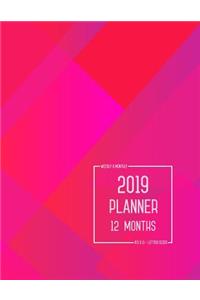 Planner 2019 12 Months