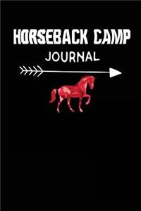 Horseback Camp Journal: Best Horseback Riding Summer Sleepaway Camp Gift Journal