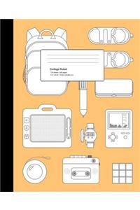 College-Ruled: 120 Sheets 240 Pages Stylish Composition Book