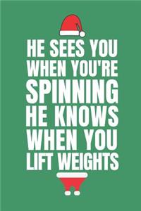 He Sees You When You're Spinning