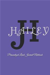 Hailey Personalized Lined Journal Notebook