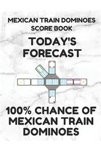 Mexican Train Dominoes Score Book