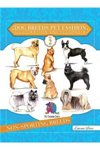 Dog Breeds Pet Fashion Illustration Encyclopedia