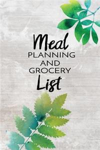 Meal Planning And Grocery List