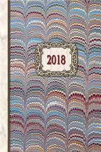 2018 Diary Multi Combed Design
