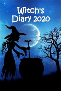 Witch's Diary: With Cauldron - Bespoke, Personalised Desk Diary. Contact Us If You Would Like Your Own Image and Name on a Notepad