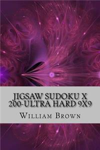 Jigsaw Sudoku X 200 - Ultra Hard 9x9