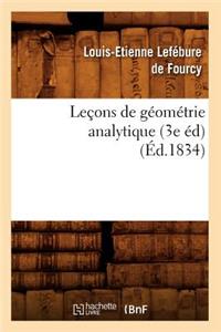 Leçons de Géométrie Analytique (3e Éd) (Éd.1834)