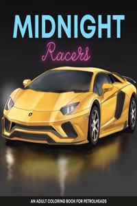 Midnight Racers Coloring Book For Adults