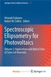 Spectroscopic Ellipsometry for Photovoltaics