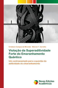 Violação da Superaditividade Forte do Emaranhamento Quântico
