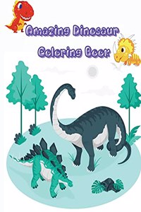 Amazing Dinosaur Coloring Book