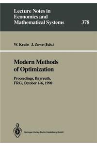 Modern Methods of Optimization: Proceedings of the Summer School "Modern Methods of Optimization", Held at the Schloß Thurnau of the University of Bayreuth, Bayreuth, Frg, October 