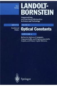 Refractive Indices of Inorganic, Organometallic, and Organononmetallic Liquids, and Binary Liquid Mixtures