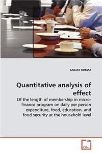 Quantitative analysis of effect