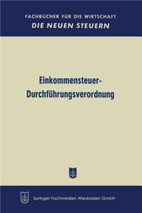 Einkommensteuer-Durchführungsverordnung