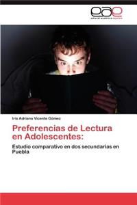 Preferencias de Lectura en Adolescentes