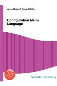 Configuration Menu Language