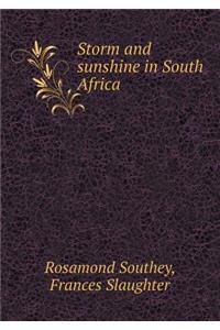 Storm and sunshine in South Africa