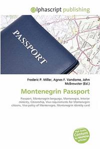 Montenegrin Passport