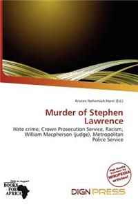 Murder of Stephen Lawrence