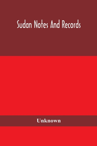 Sudan notes and records