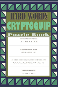 Hard Words Cryptoquip Puzzle Book