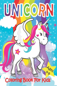 Unicorn Coloring Book for Kids ages 4-8