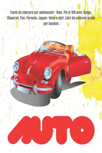 Facile da colorare per adolescenti - Auto. Più di 100 auto