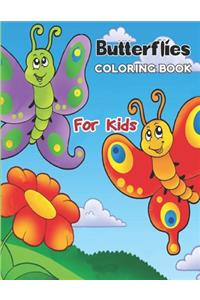 Butterflies Coloring Book for Kids.