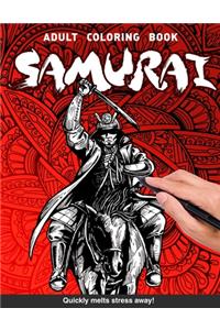 Samurai Adults Coloring Book