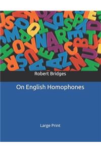 On English Homophones